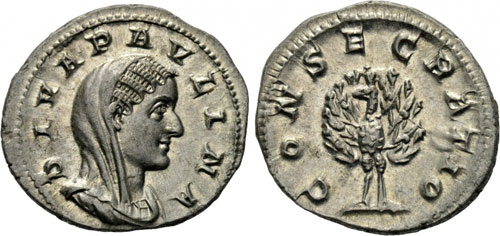 paulina roman coin denarius